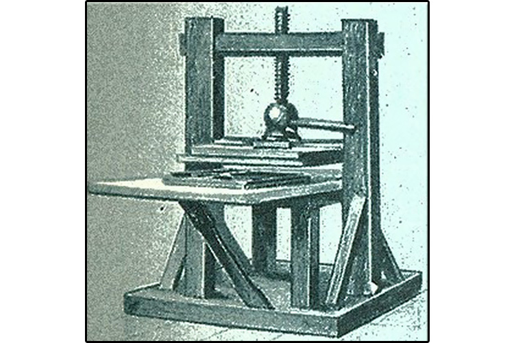 Gutenberg baskı makinesi